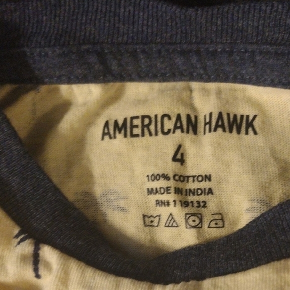 Yellow Palm Tree Kids T-Shirt with Pocket - Picture 2 of 8